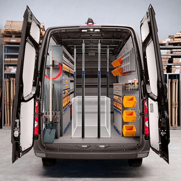 STORE VAN-RAYONNAGES POUR FOURGONS MODULABLES